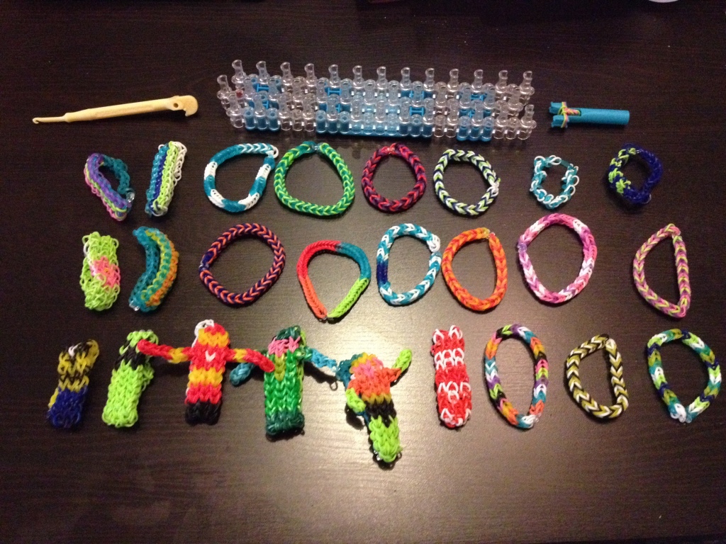 Homicidal maniacs would then be confined with rainbow loom bracelets until the authorities arrived